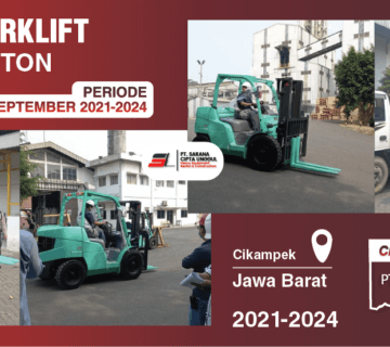 SCU | Kontrak forklift mitsubishi 4 ton