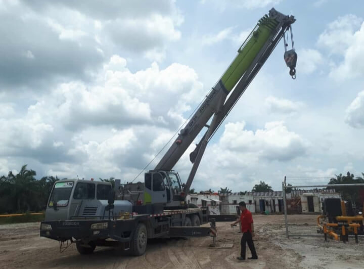 sewa crane bekasi di PT. Sarana Cipta Unggul