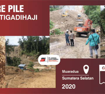 SCU | Proyek bore pile bendungan tigadihaji