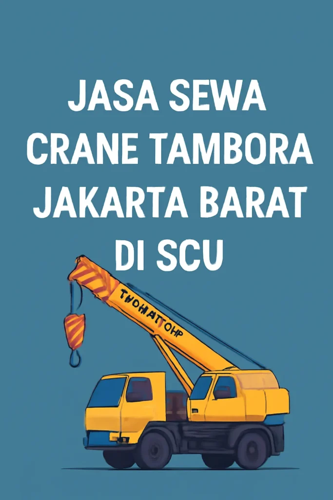 jasa sewa crane tambora jakarta barat di scu